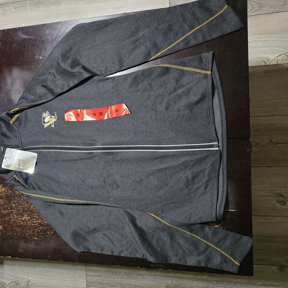 NHL Gray Jacket with Gold Accents